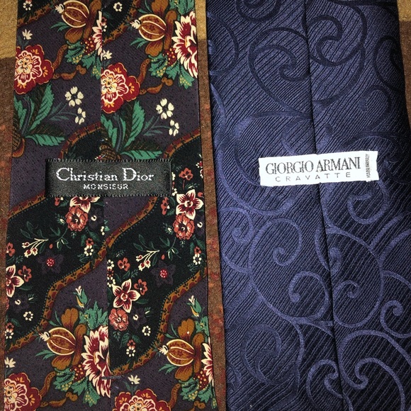 Lot of 10 VINTAGE Designer Ties - Picture 5 of 5